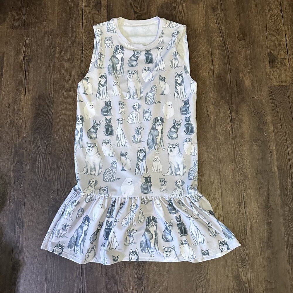 BlackMilk Dog Print Dress Size Extra Small XS NWOT